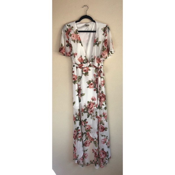 Show Me Your Mumu Marianne Wrap Maxi Dress in Rosie Posie Sz S - Picture 5 of 7